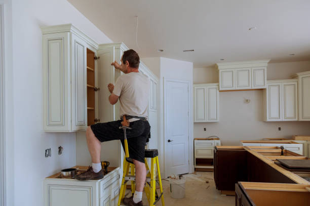 Cabinet Refacing Before After Helmetta